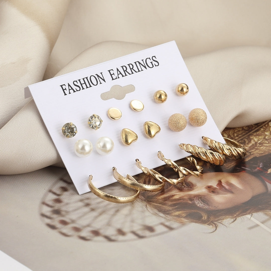 Luxe Loop & Stud Set Combo Earring