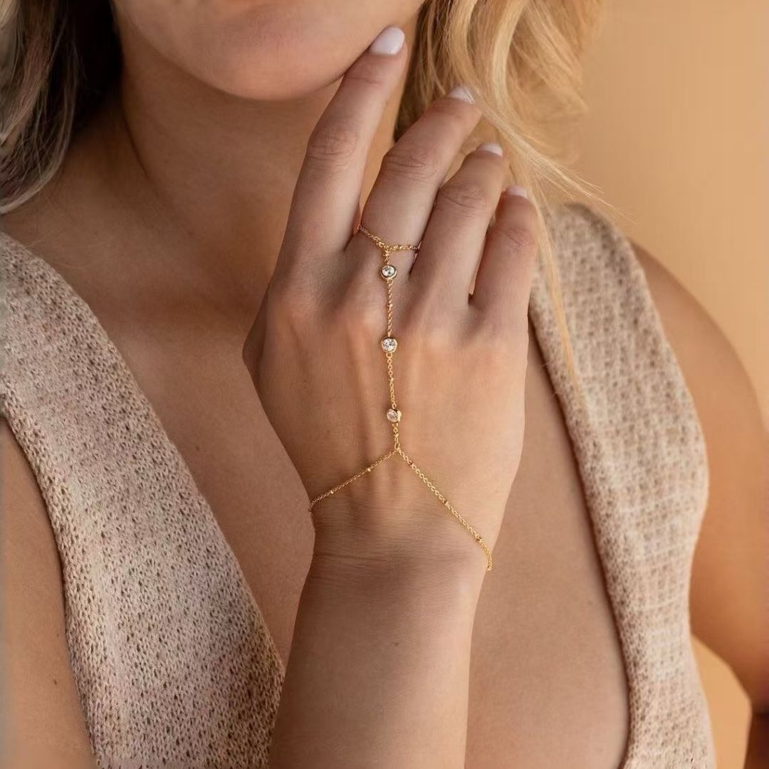 Stardust Bezel Ring-Bracelet