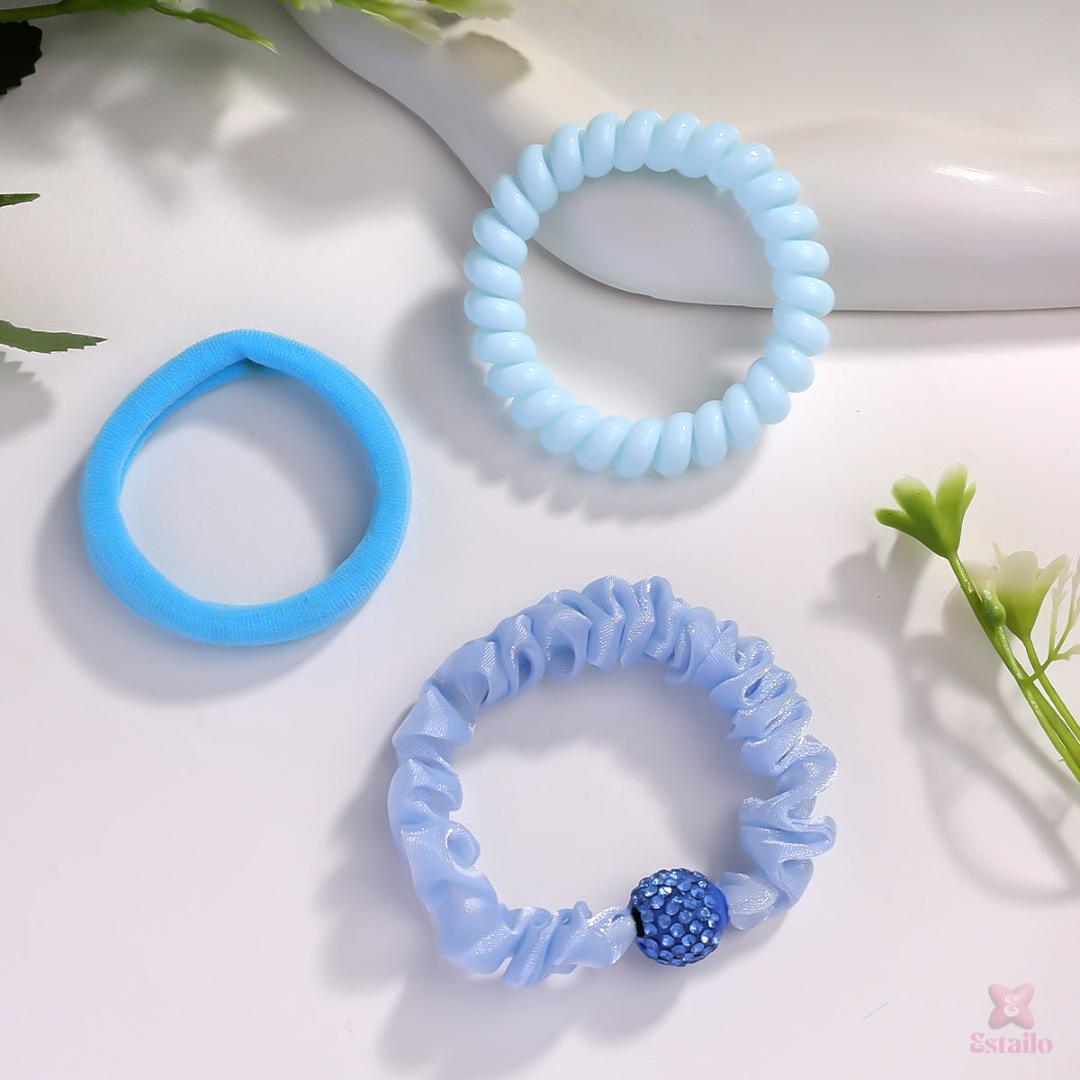 GlitzGrip Scrunchie (pack Of 3)