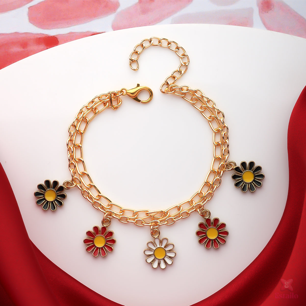 Floral Burst Bracelet