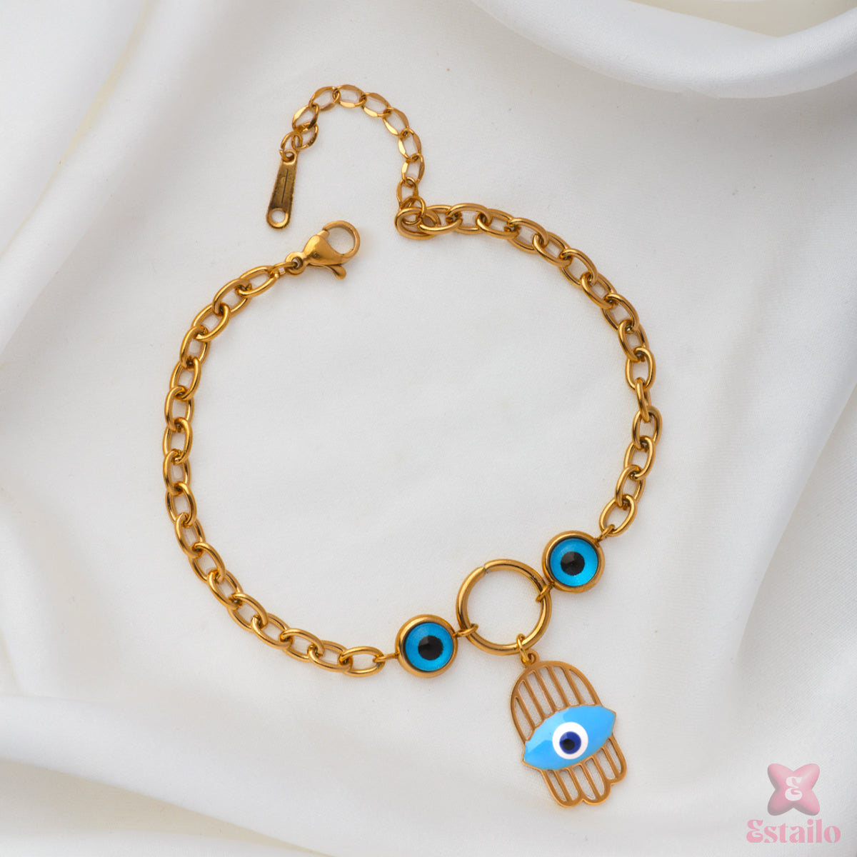 Gold Evil Eye Bracelet