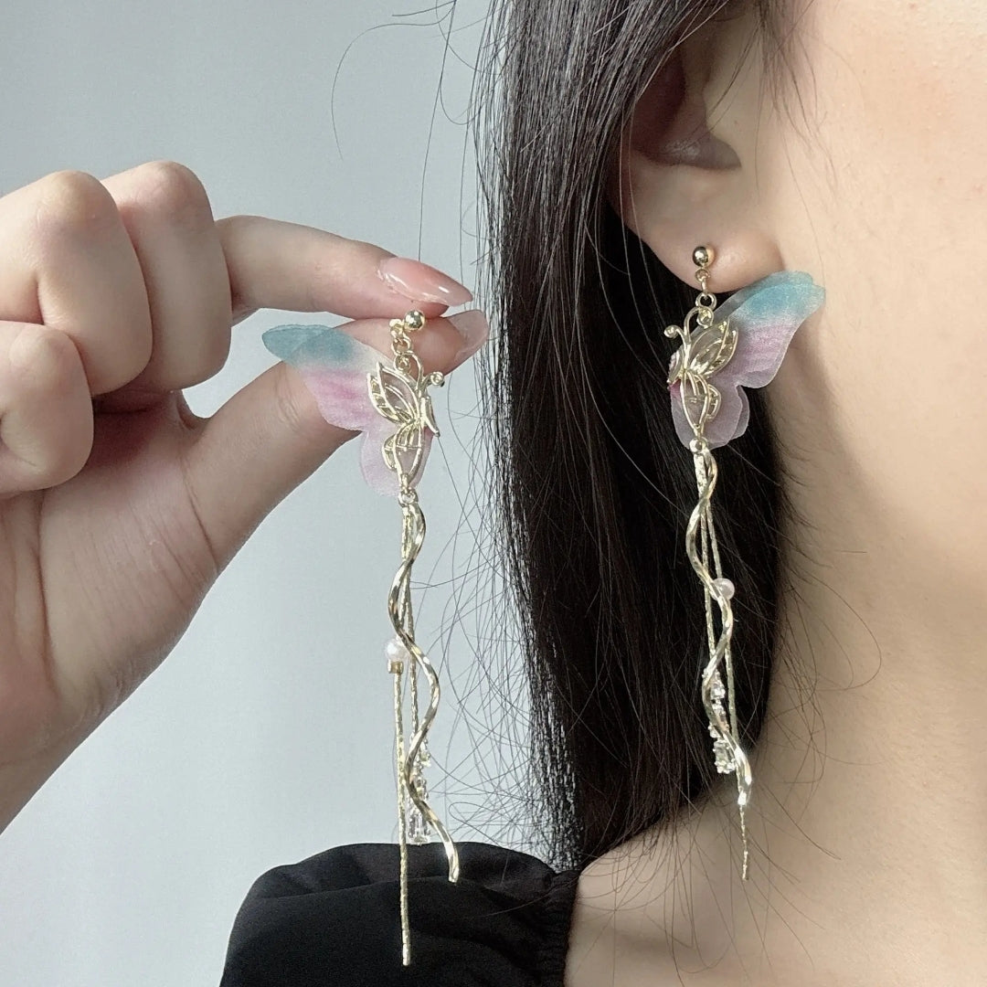 Sunset Sky Butterfly Earrings