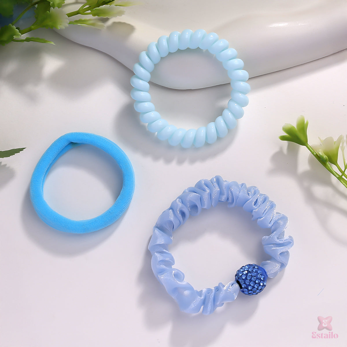 GlitzGrip Scrunchie (pack Of 3)