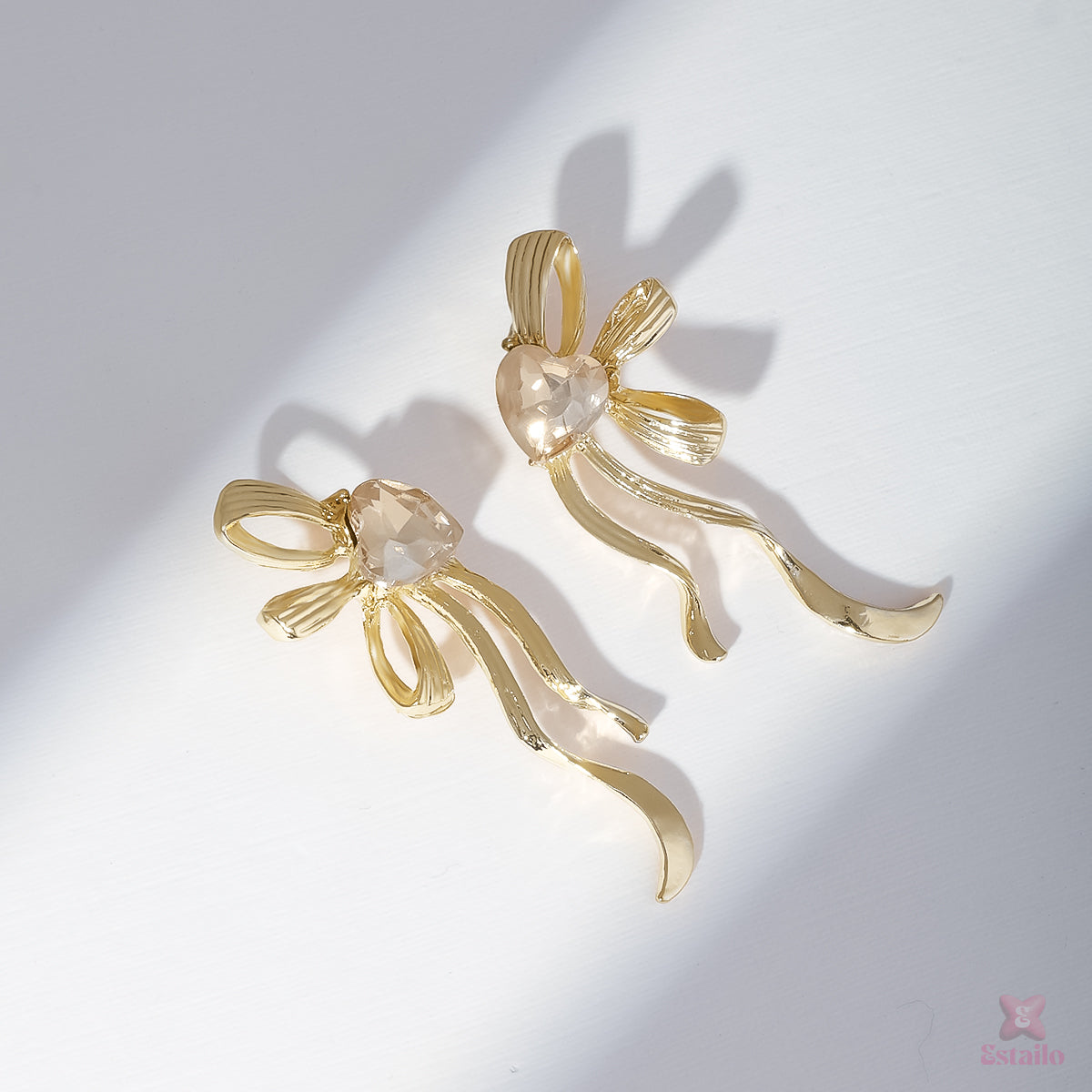 Dangling Bow Earrings