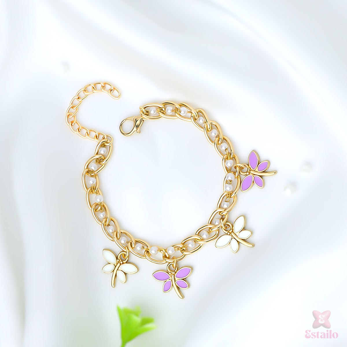 Charm & Flutter Chain Bracelet