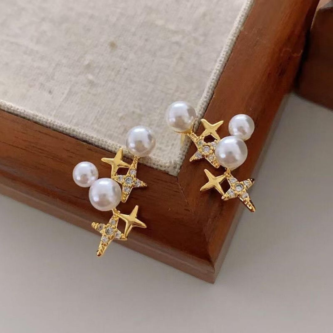 Starry Pearl Earrings