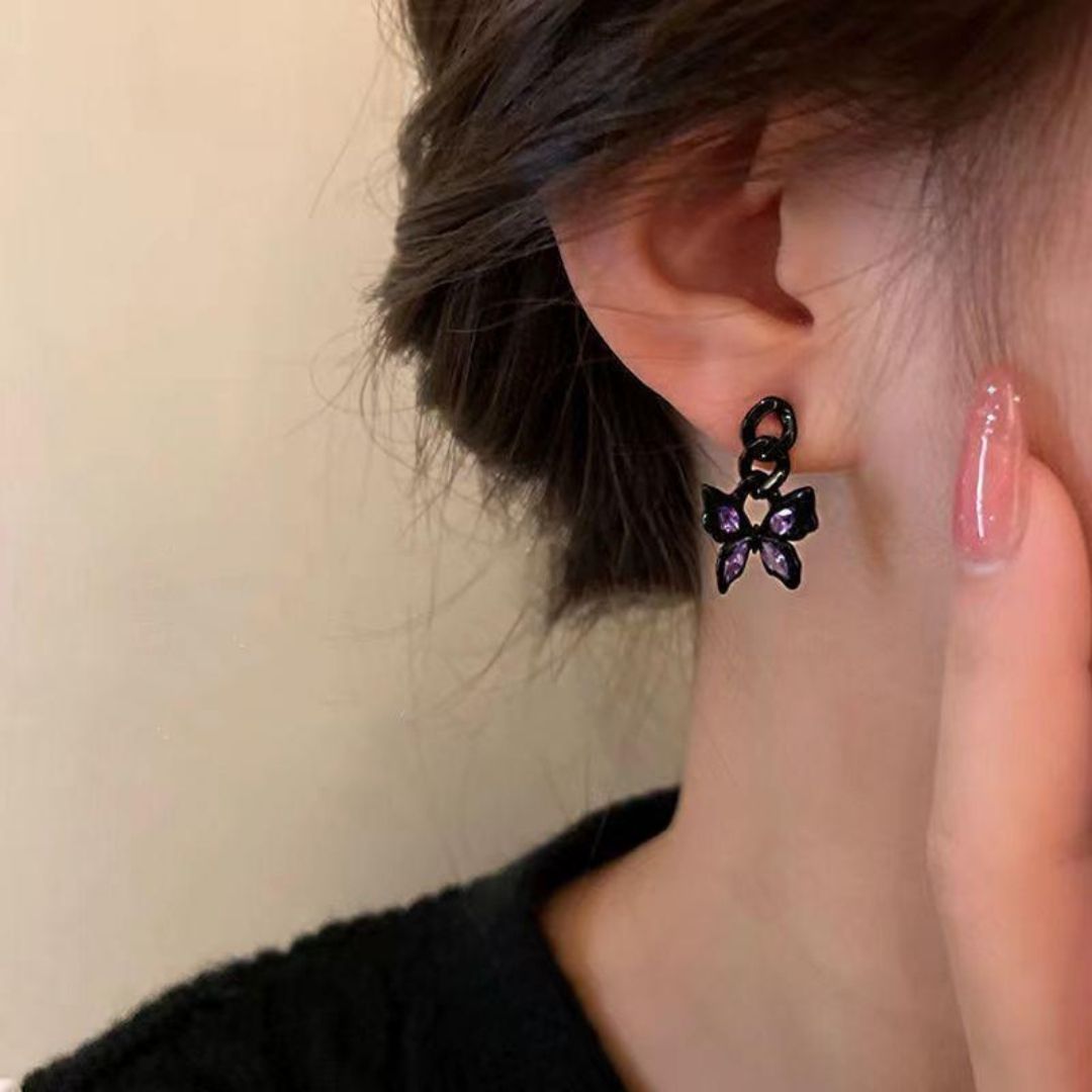 Celestial Dusk Butterflies Earrings