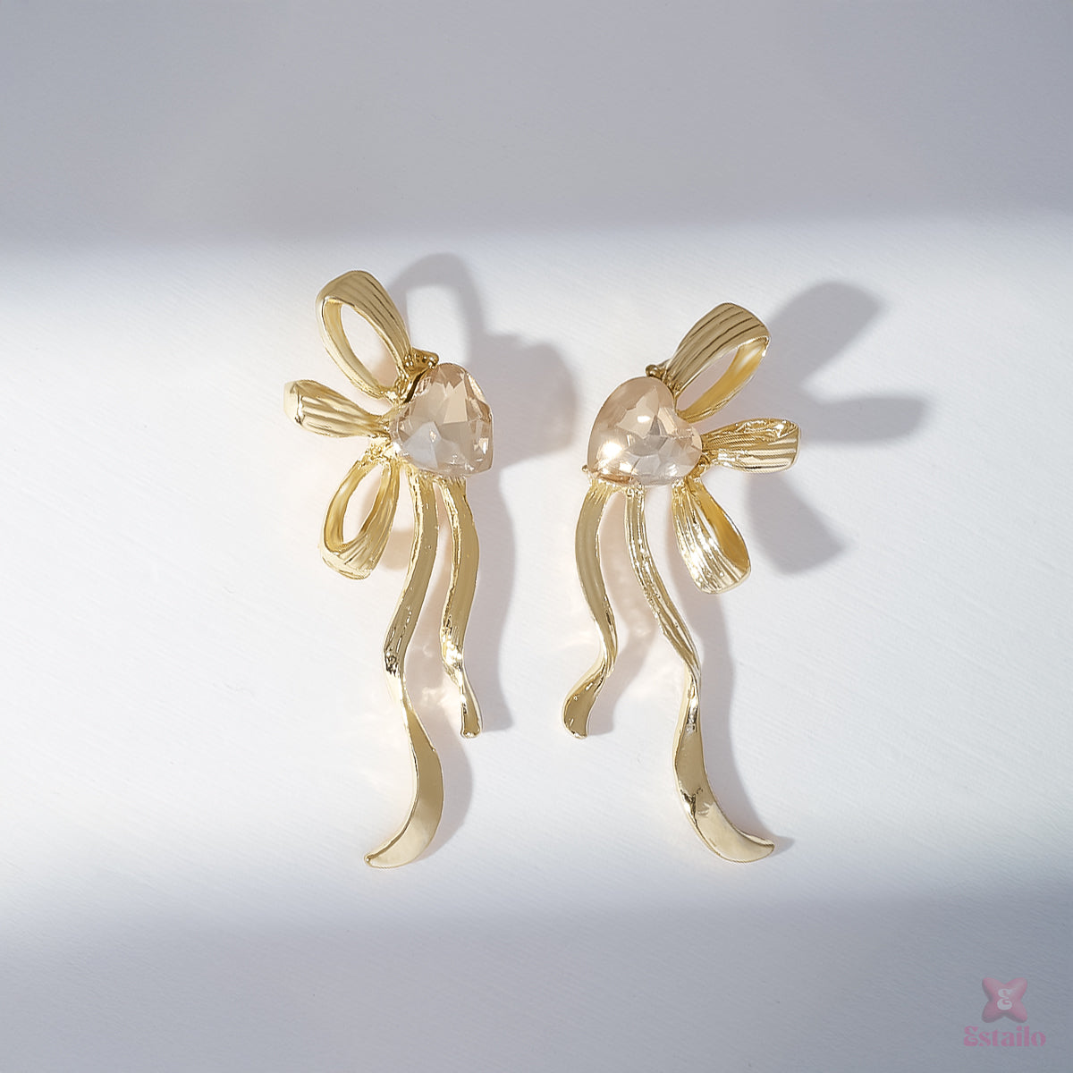 Dangling Bow Earrings