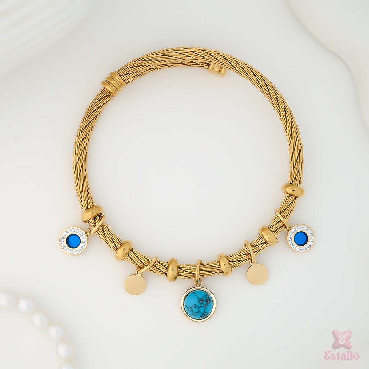 Bling Mystic Eye Statement Bracelet