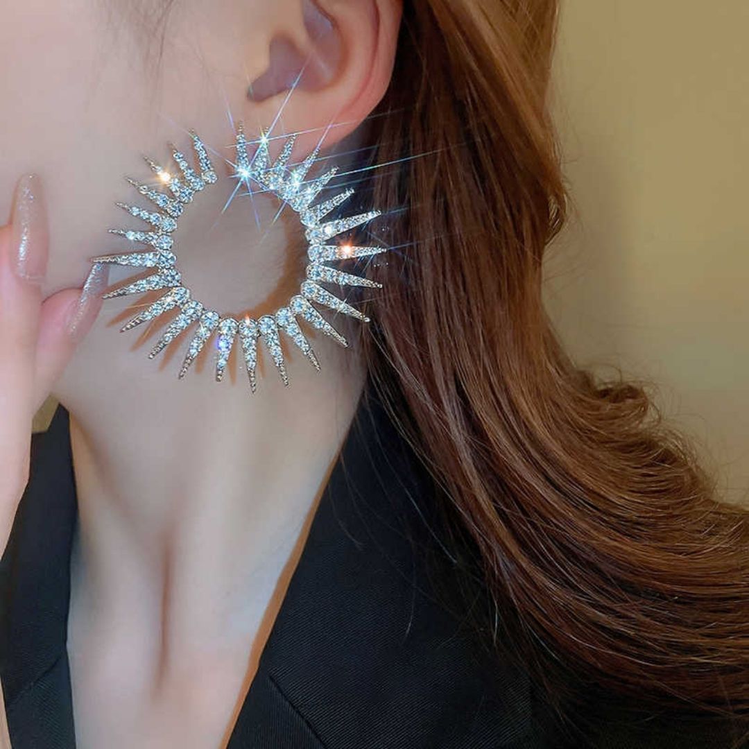 Sunburst Stud Earrings