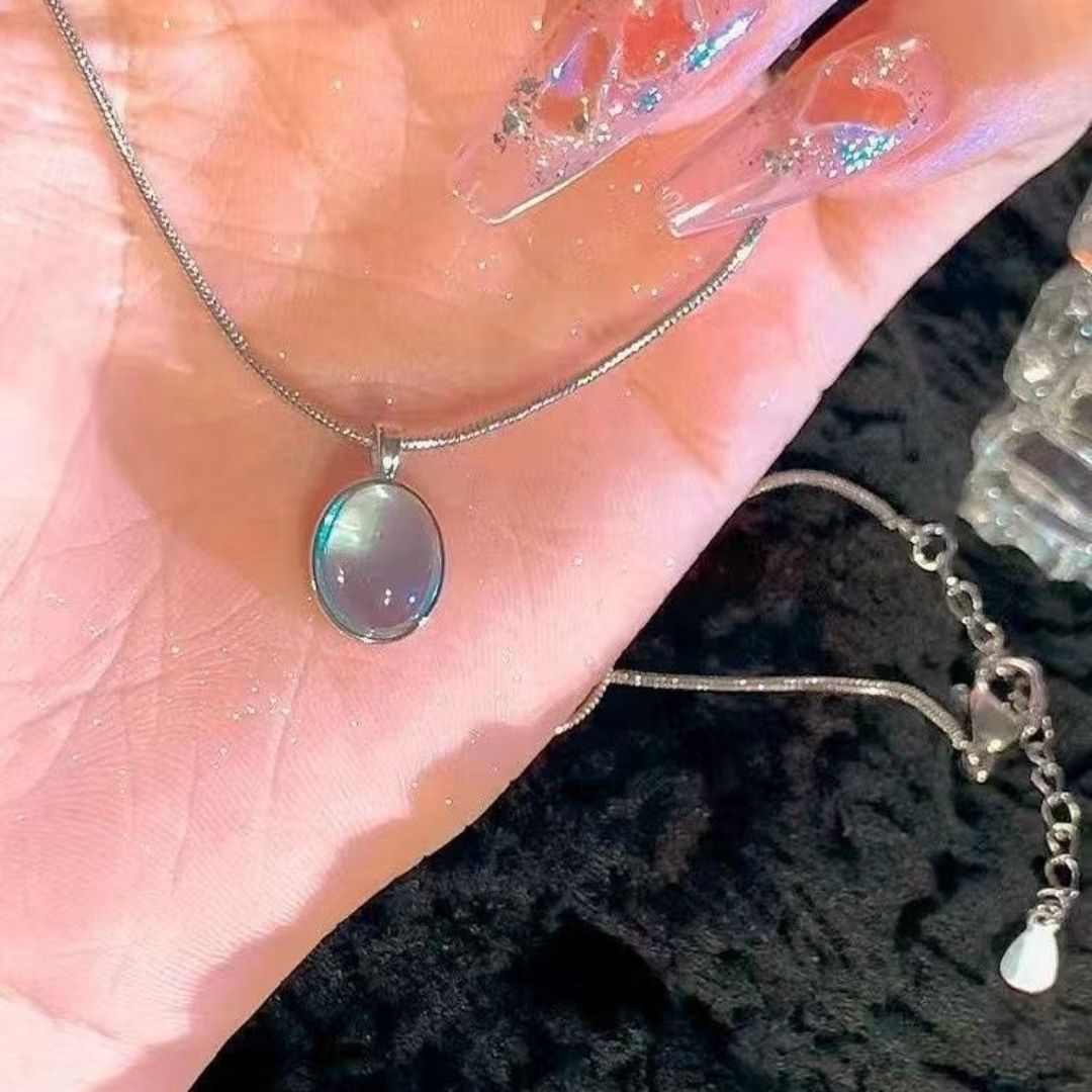 Silver Moonstone Necklace
