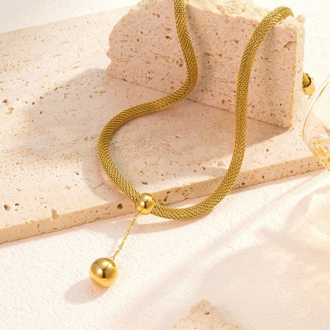 Gilded Conduit Necklace