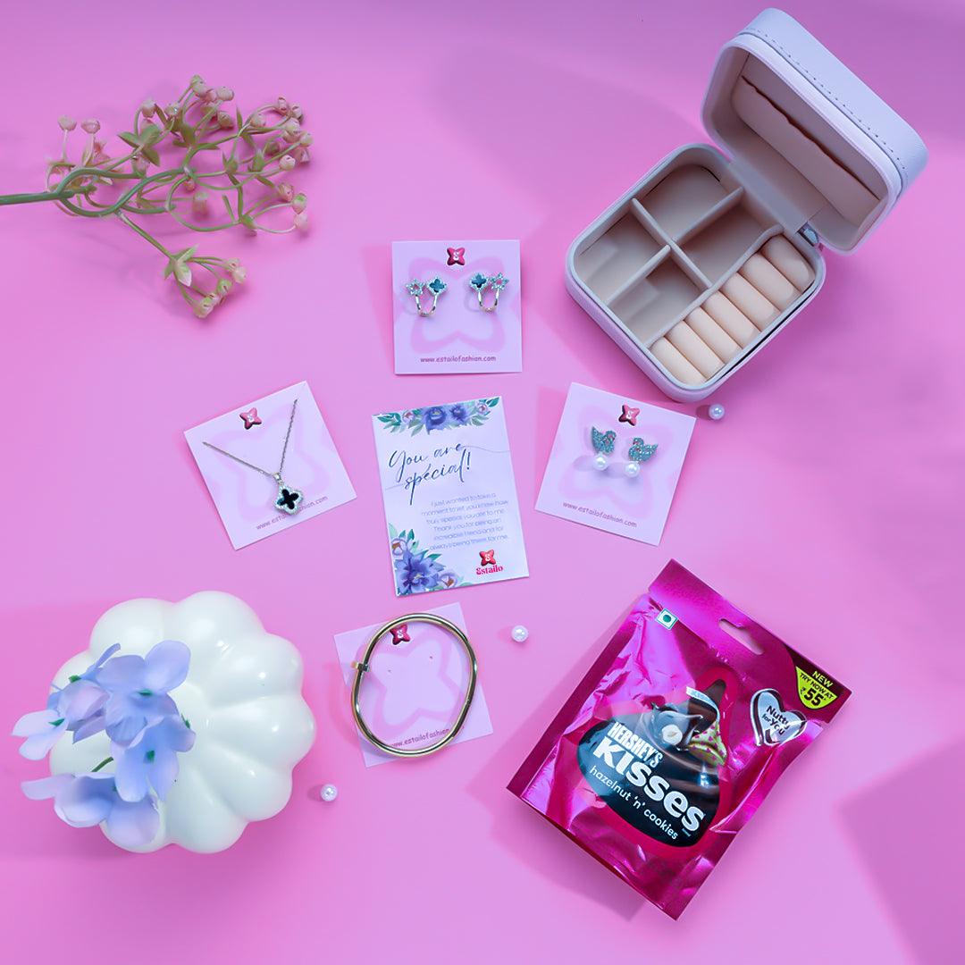 For The Special Crush Gift Hamper + Jewellery Organiser