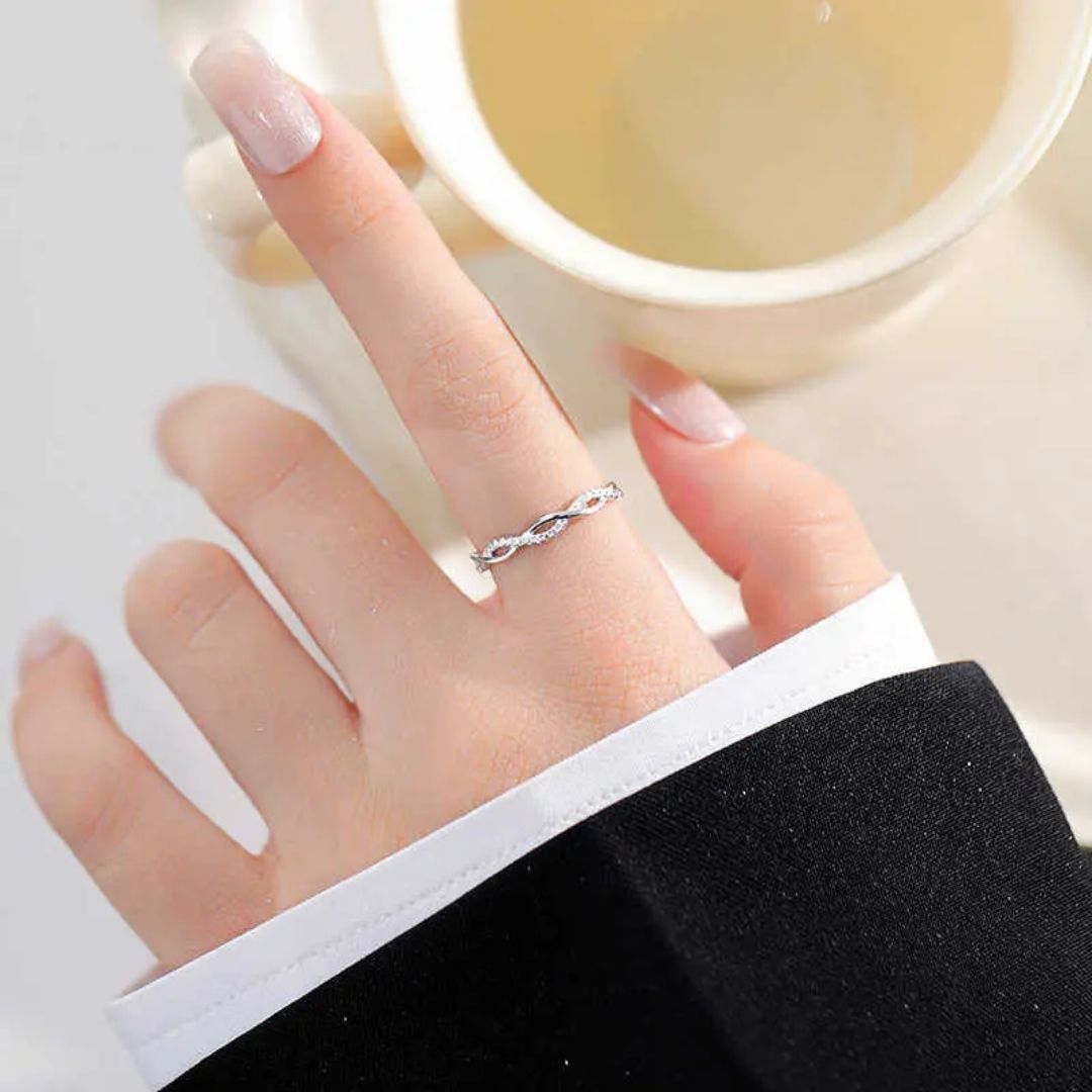 Infinity Sparkle Ring