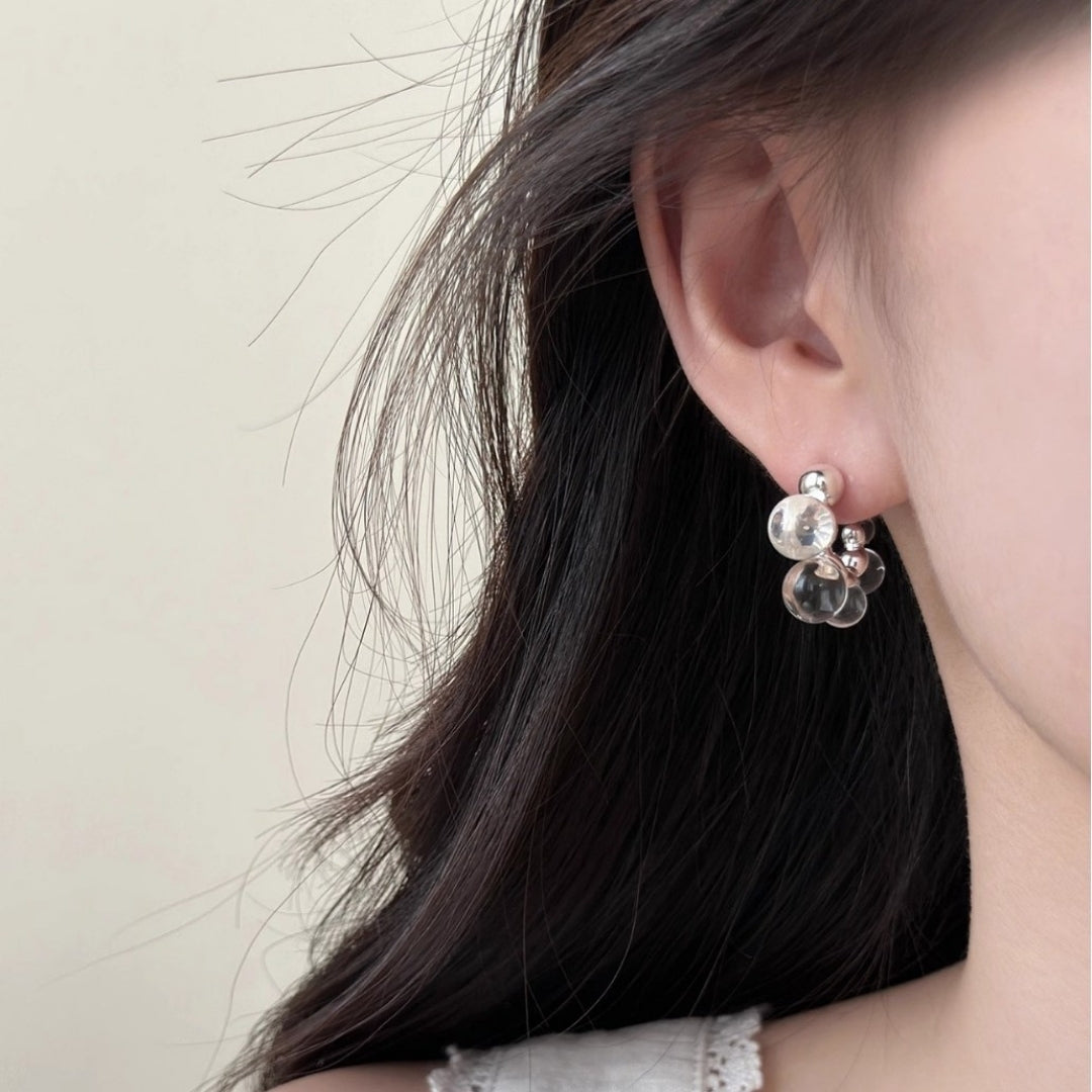 Clear Skies Hoops Earrings