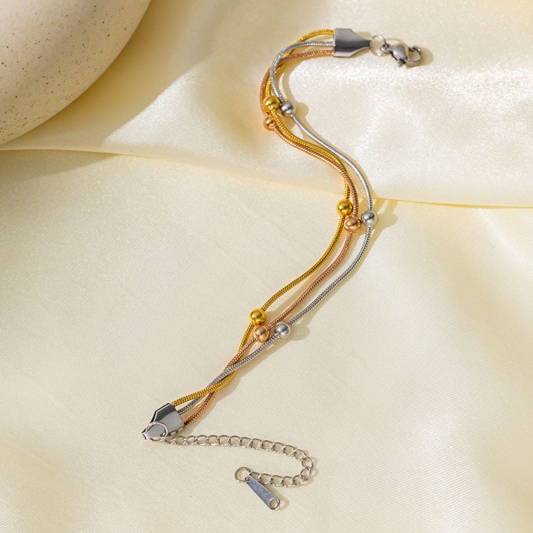 Trispectra Layered Strand Bracelet