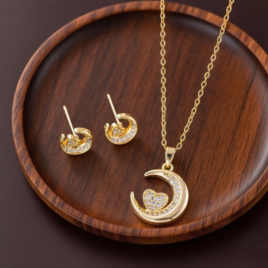 Lunar Whispers Jewelry Set