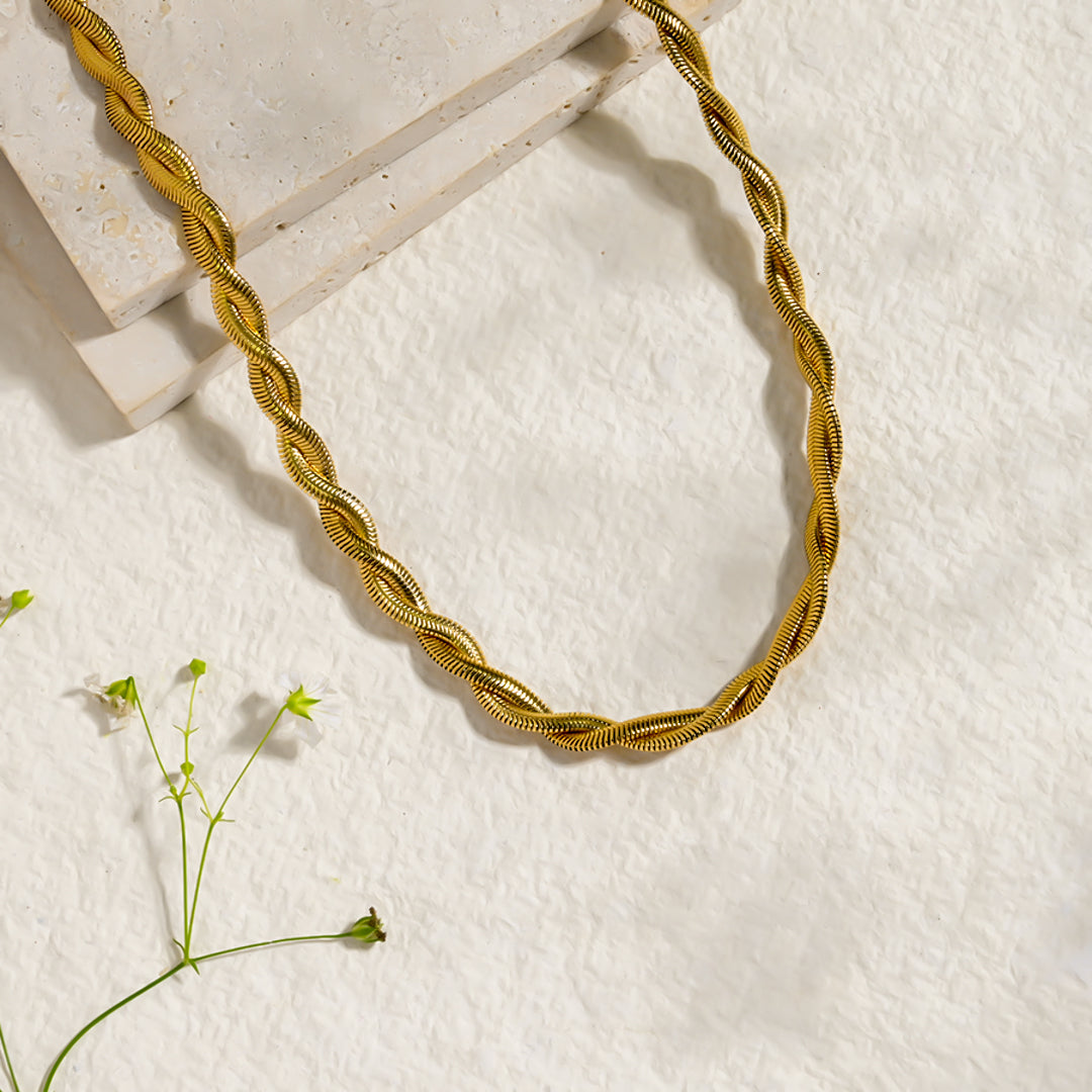 Golden Statement Neckpiece