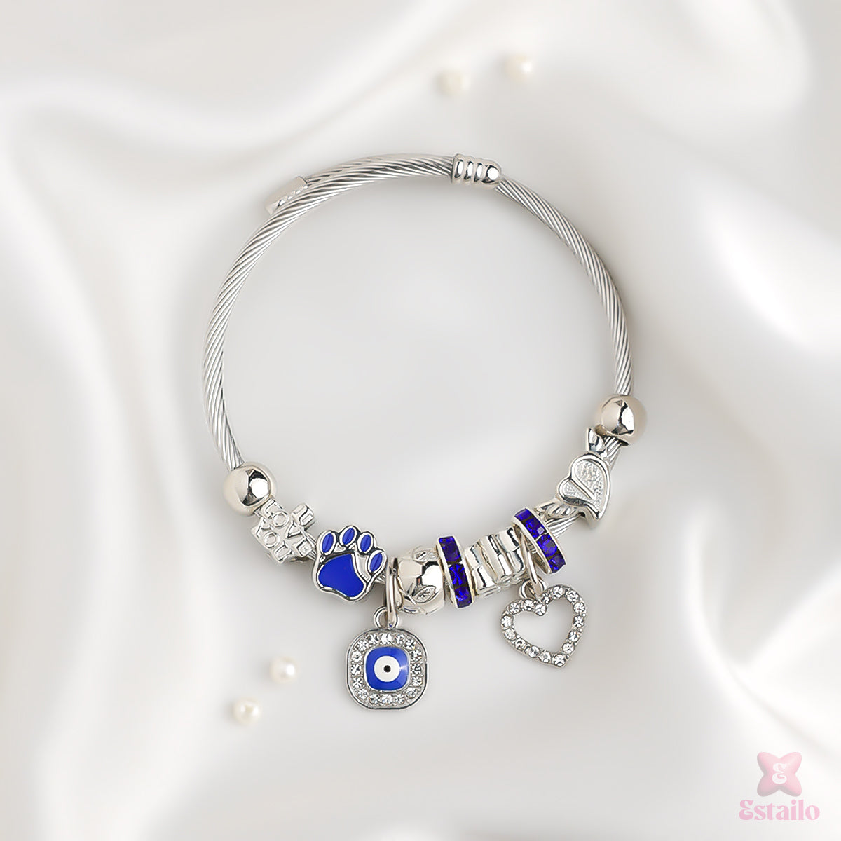 Silver Spell Gaze Bracelet