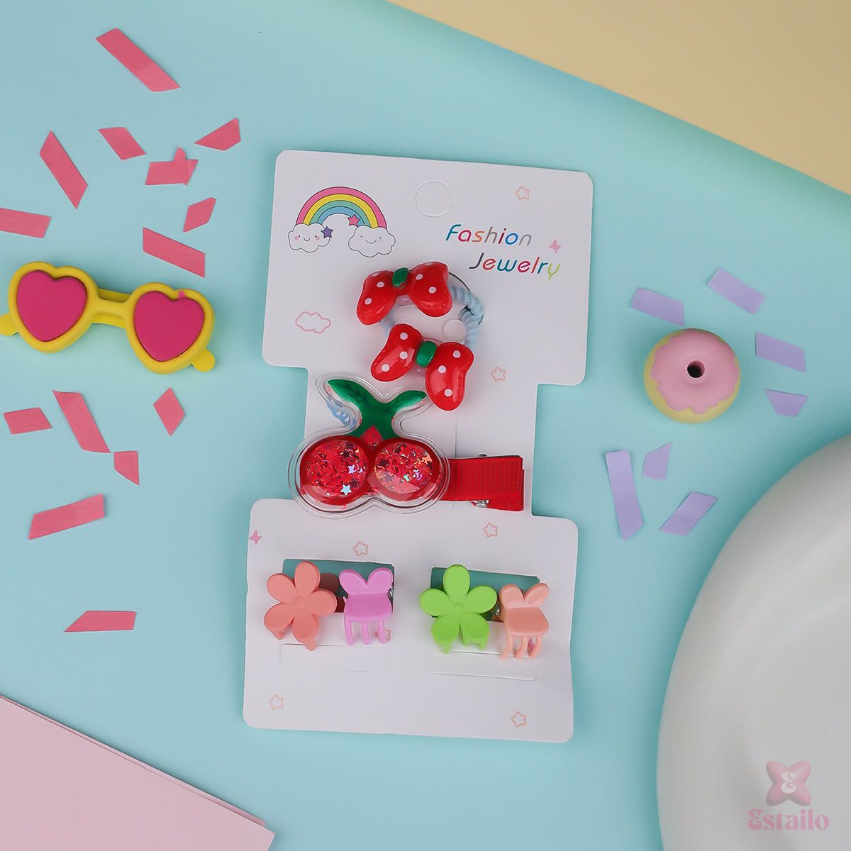Cherry Lush Bloom Accessories Combo for Kids