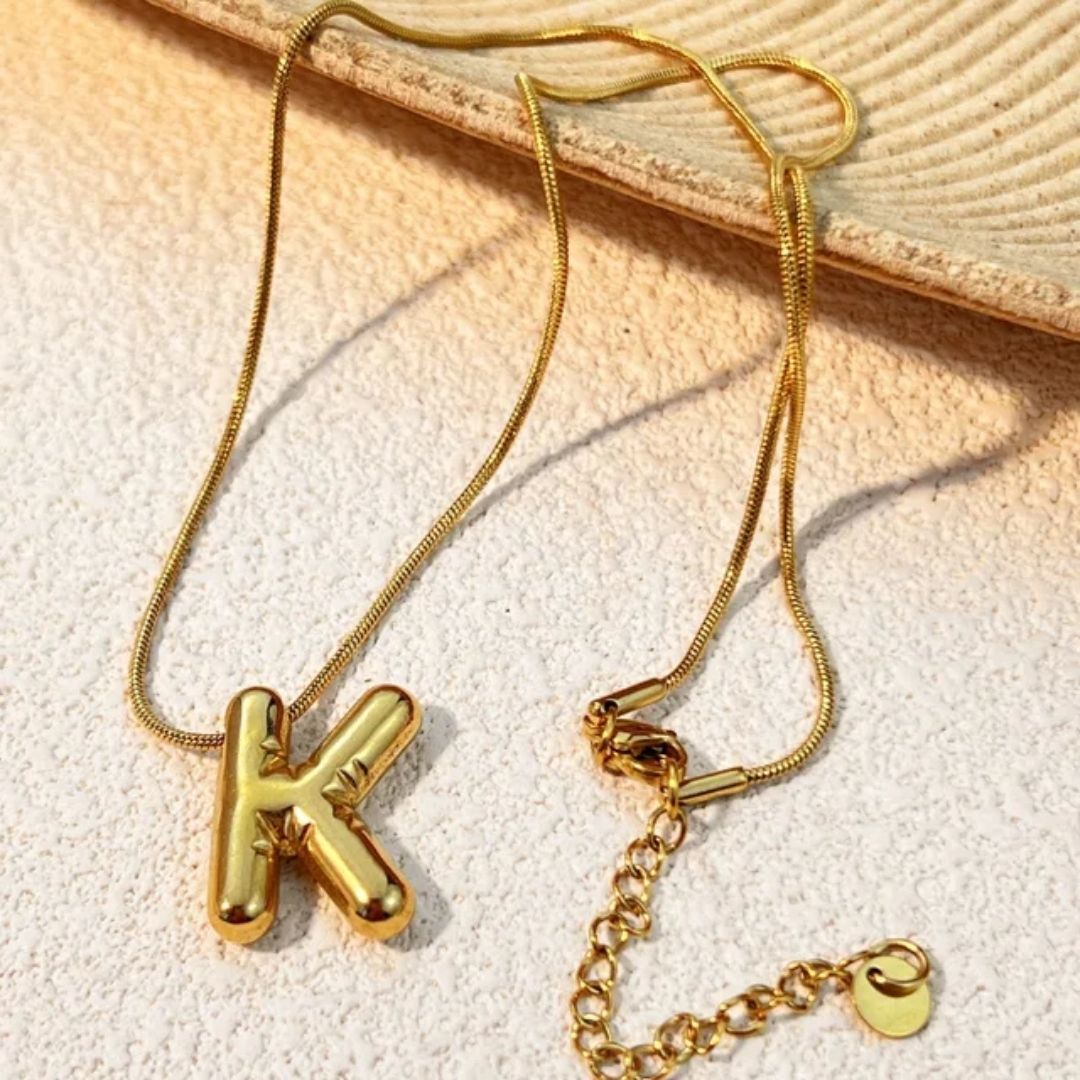 Radiant Letter Necklace