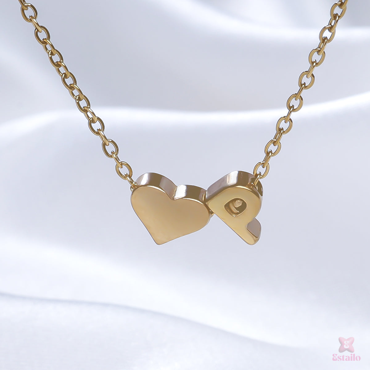 P Heart Neckpiece