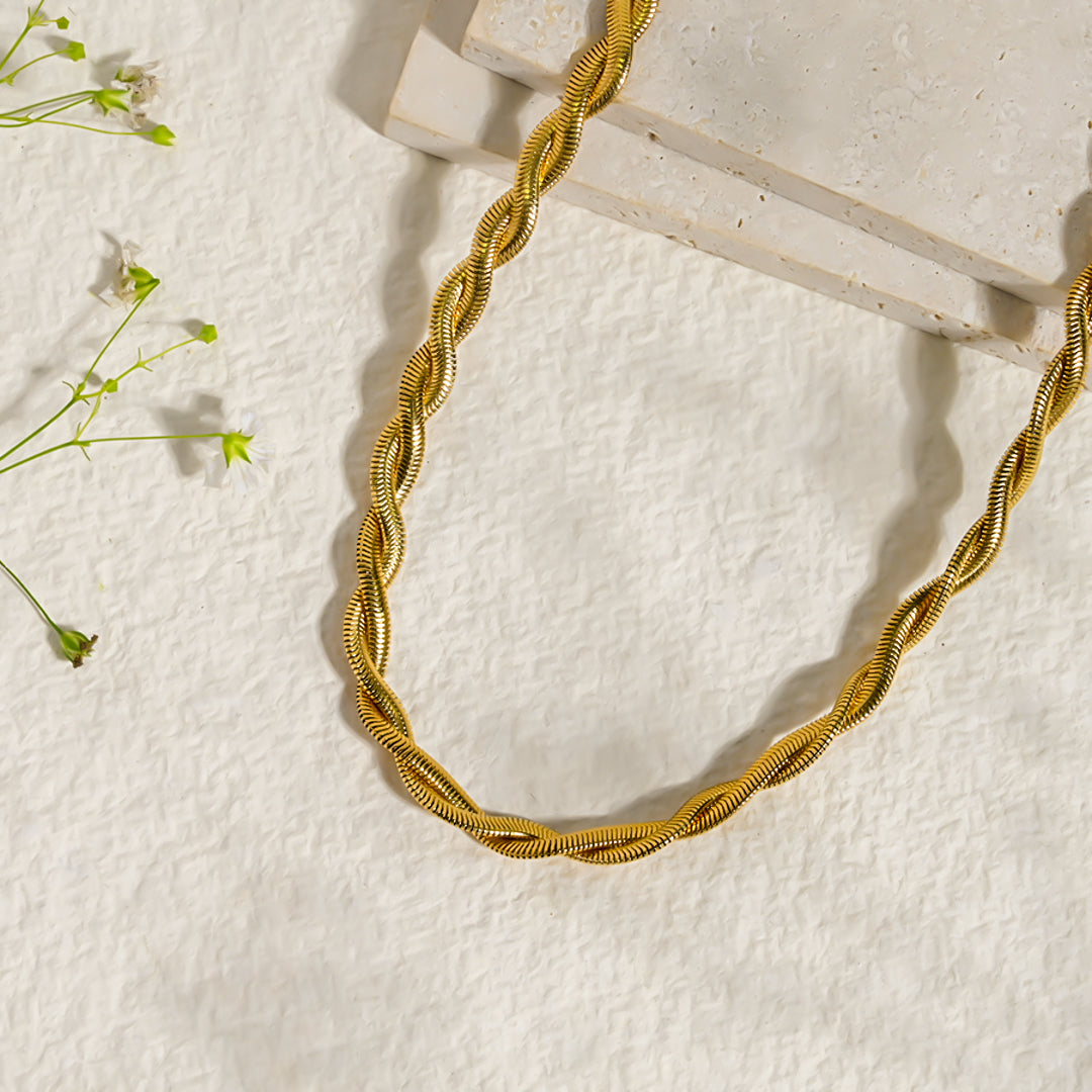 Golden Statement Neckpiece