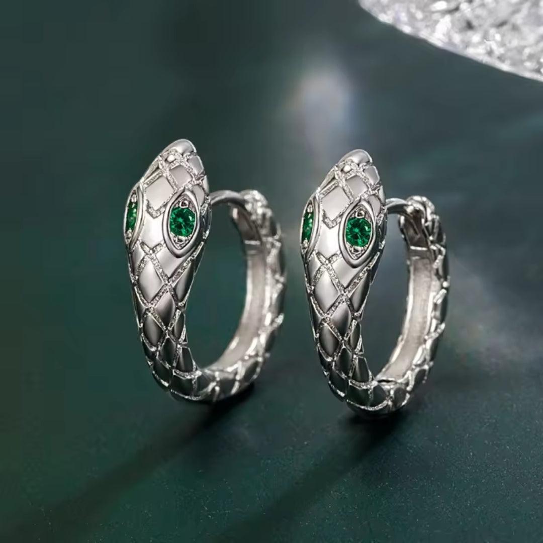 Dainty Chic Hoops Snake Earrings