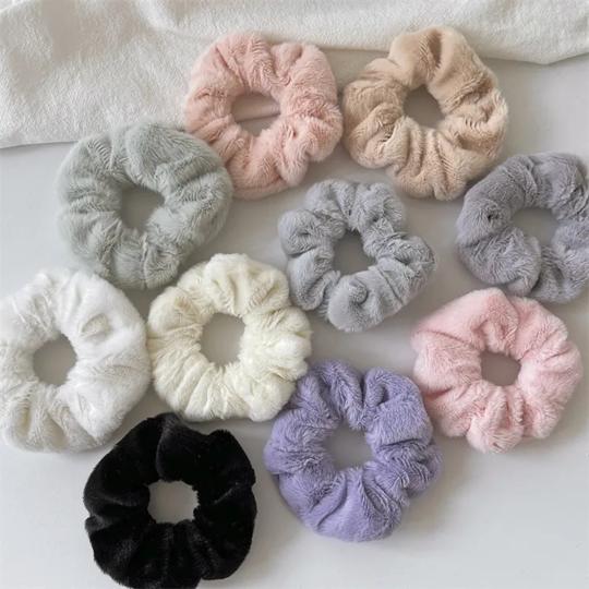 Velvet scrunchies Hair Band (pack of 2)