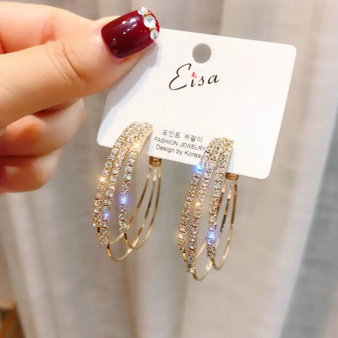Gleam & Hoop Earrings