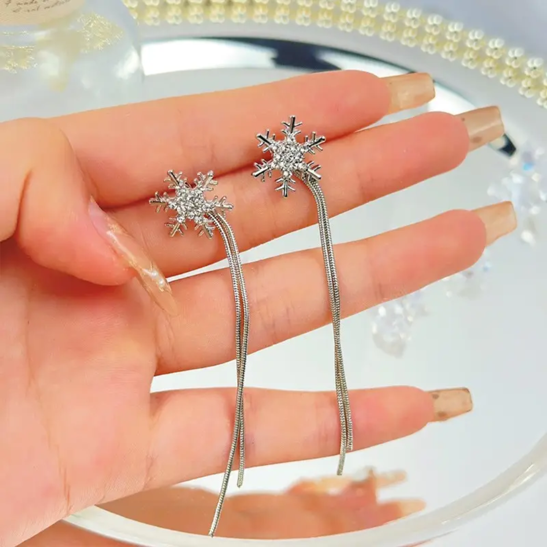 Snowflake Cascade Dangles Earring
