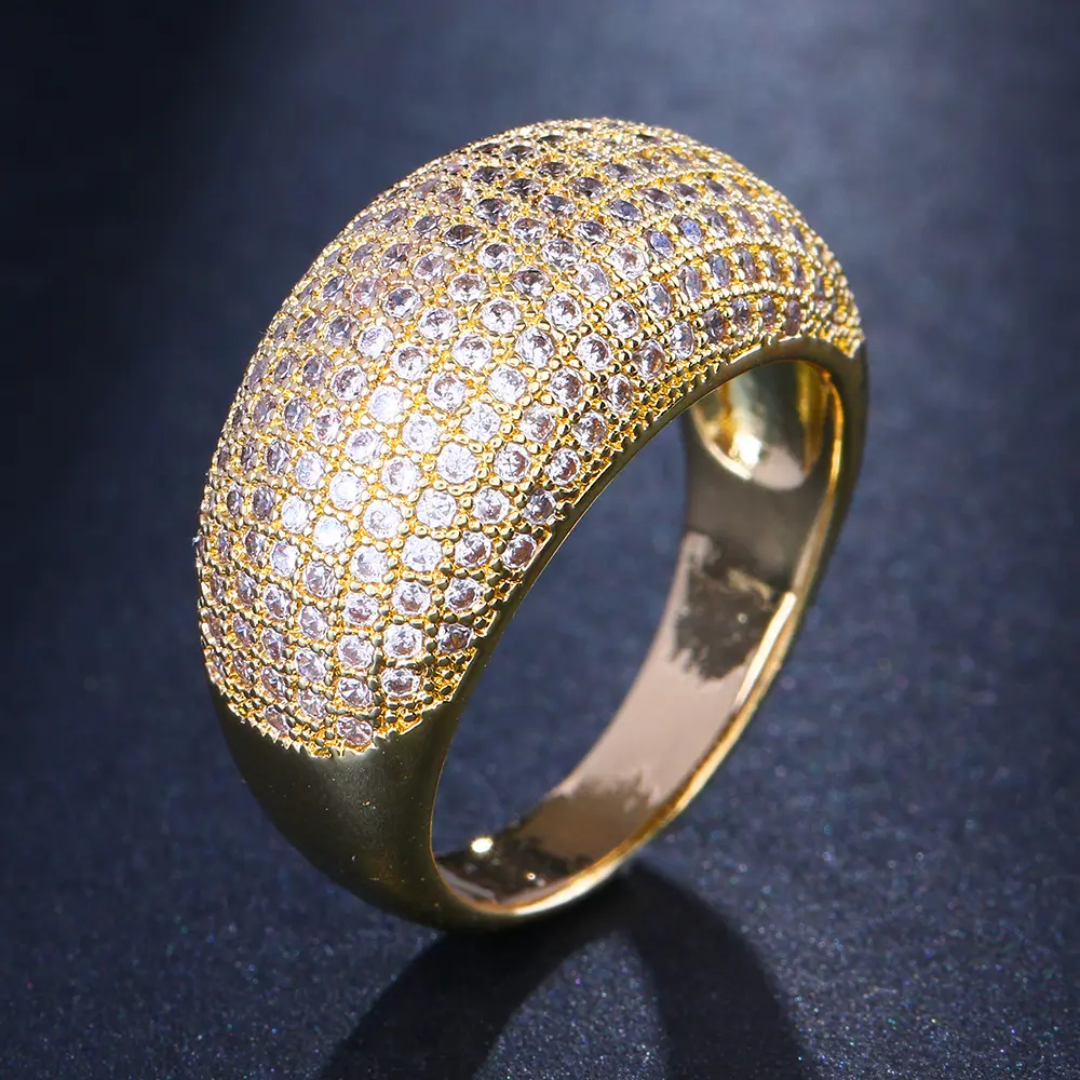 Golden Dazzle Ring