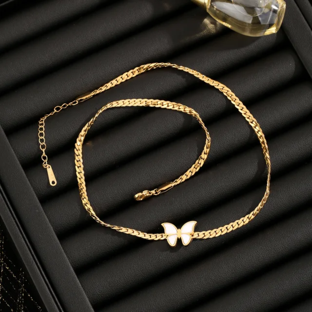 Golden Flutter Necklace