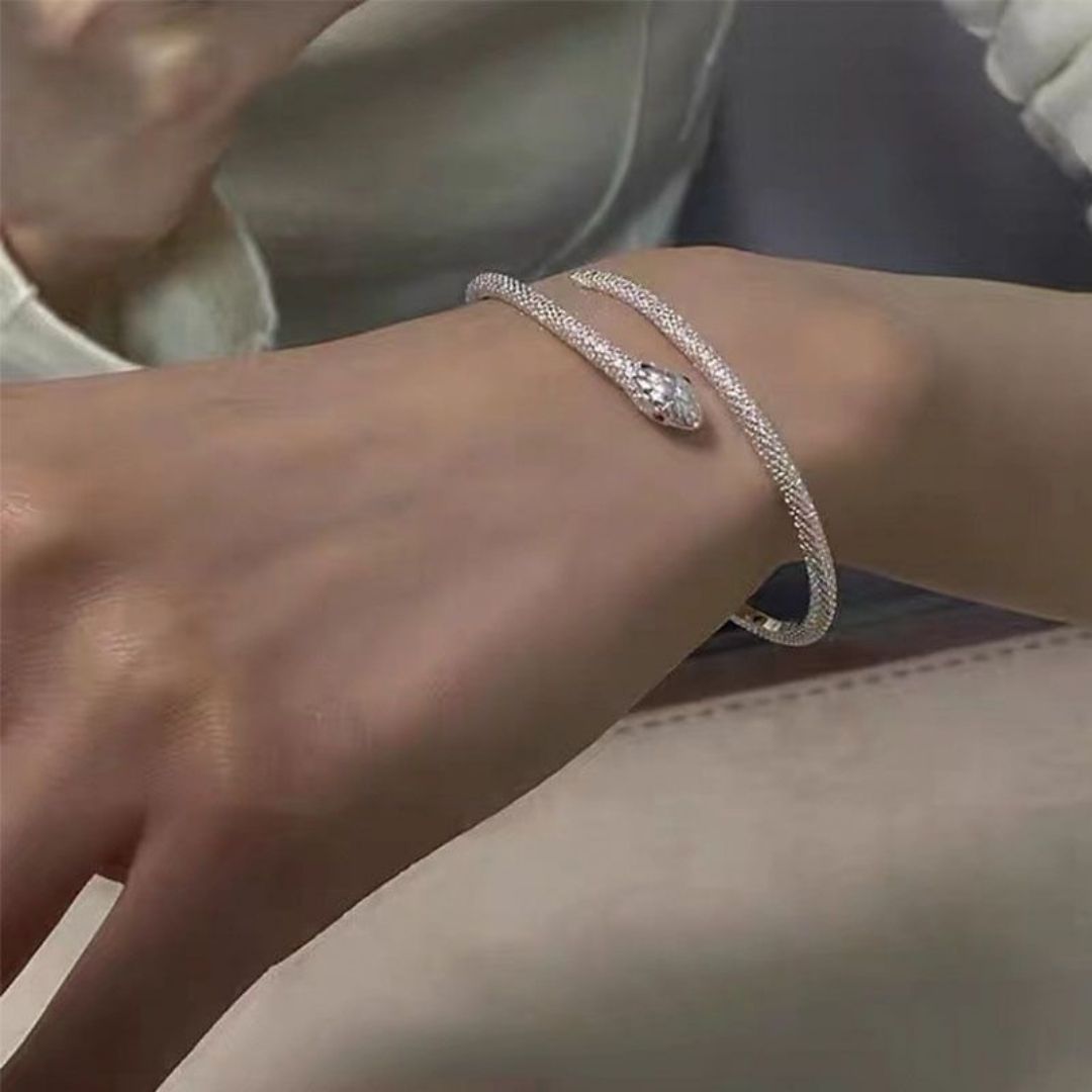 Ruby-Eyed Snake Bracelet
