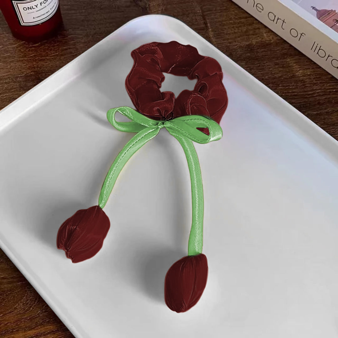 Blossom Bow Loop Scrunchie