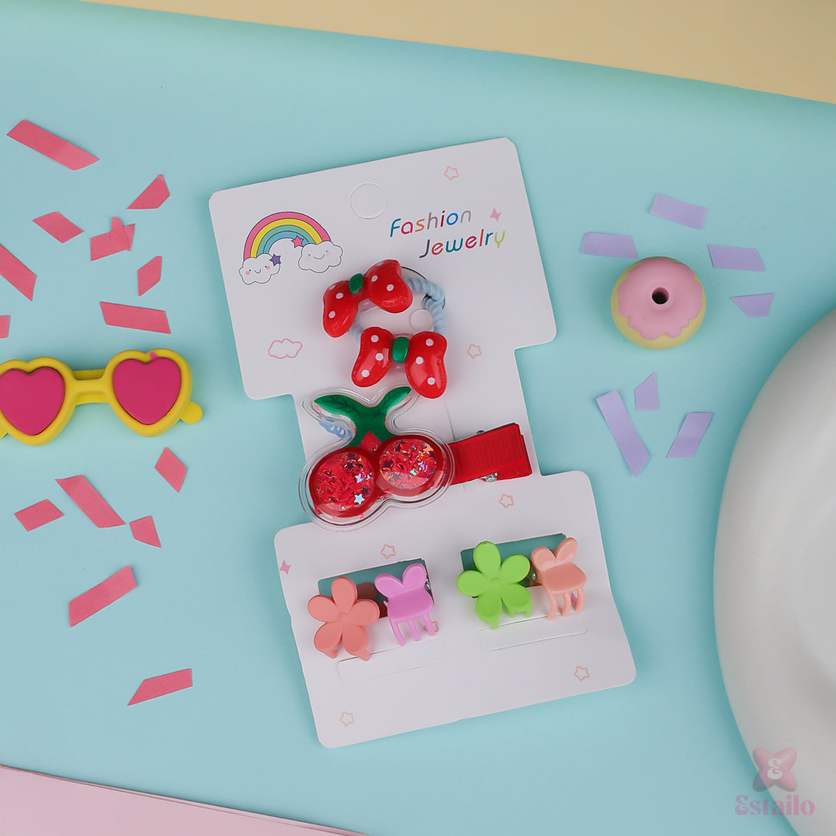 Cherry Lush Bloom Accessories Combo for Kids