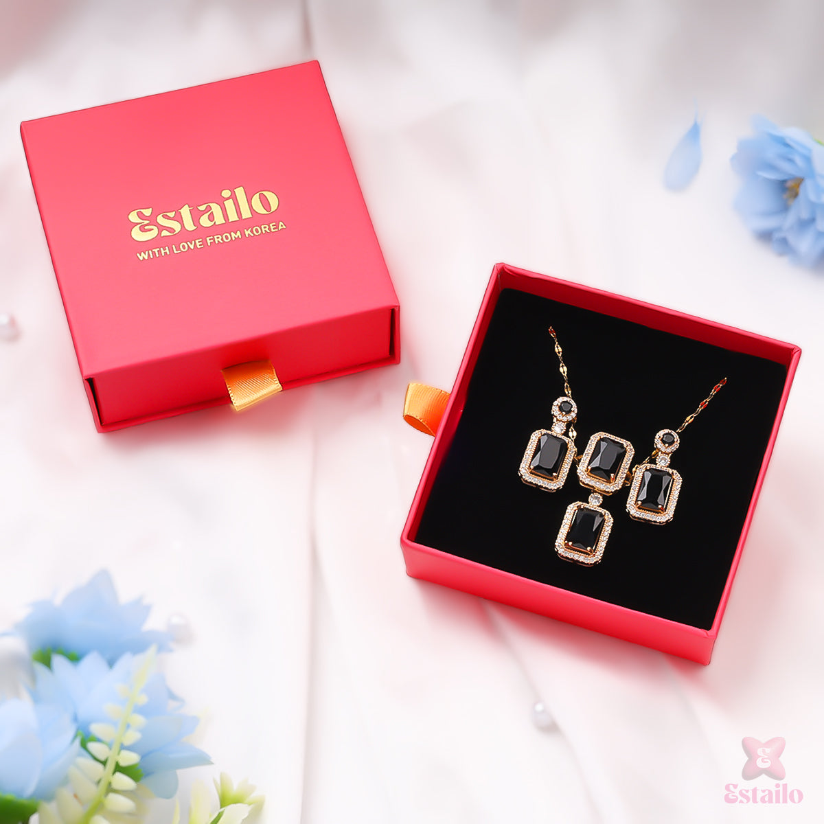 Midnight Gleam Combo Neckpiece Set