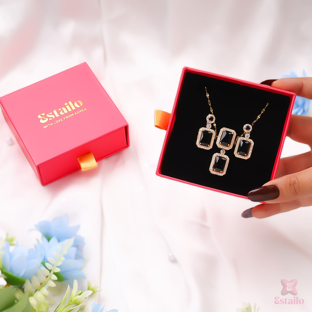 Midnight Gleam Combo Neckpiece Set