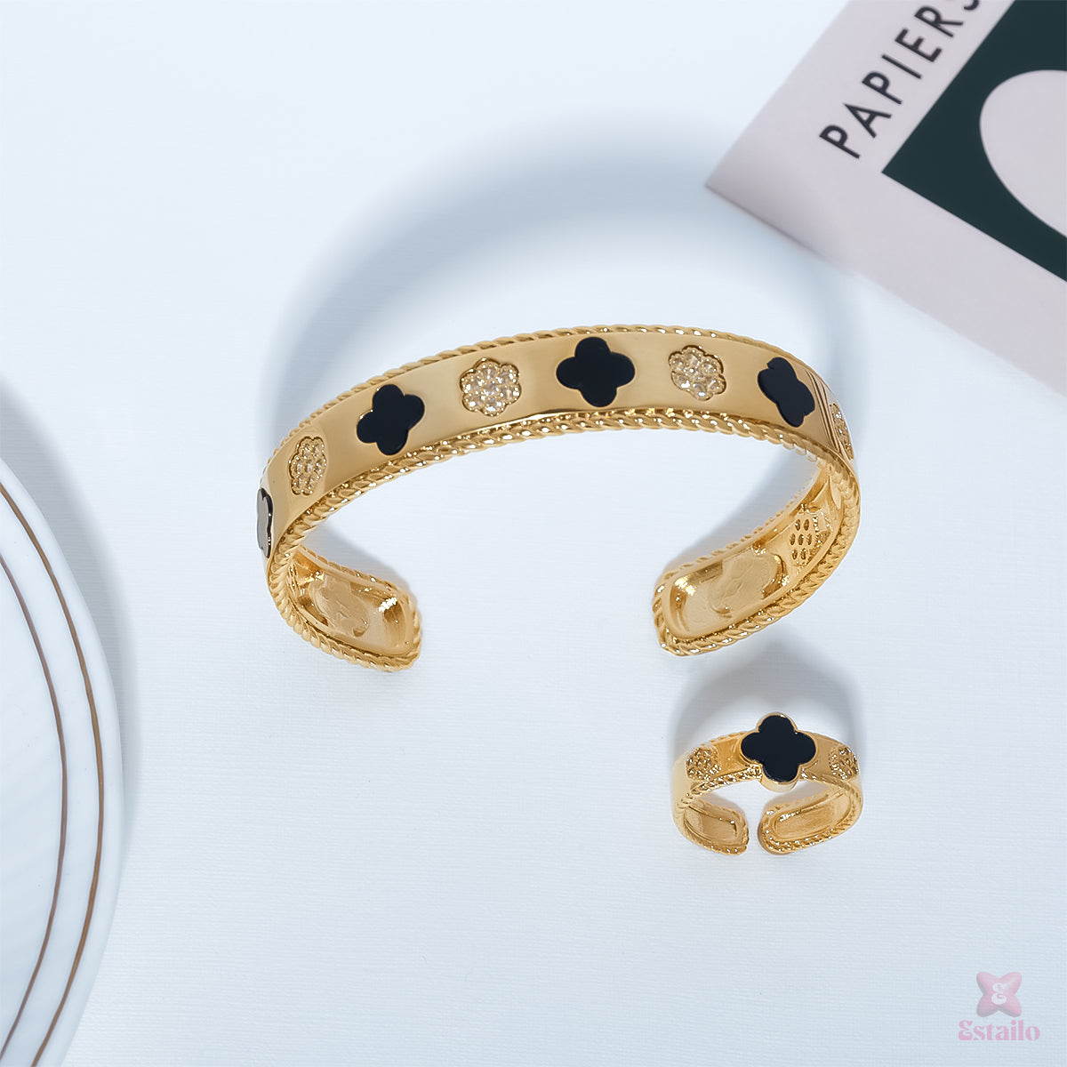Timeless Alhambra Bracelet and Ring