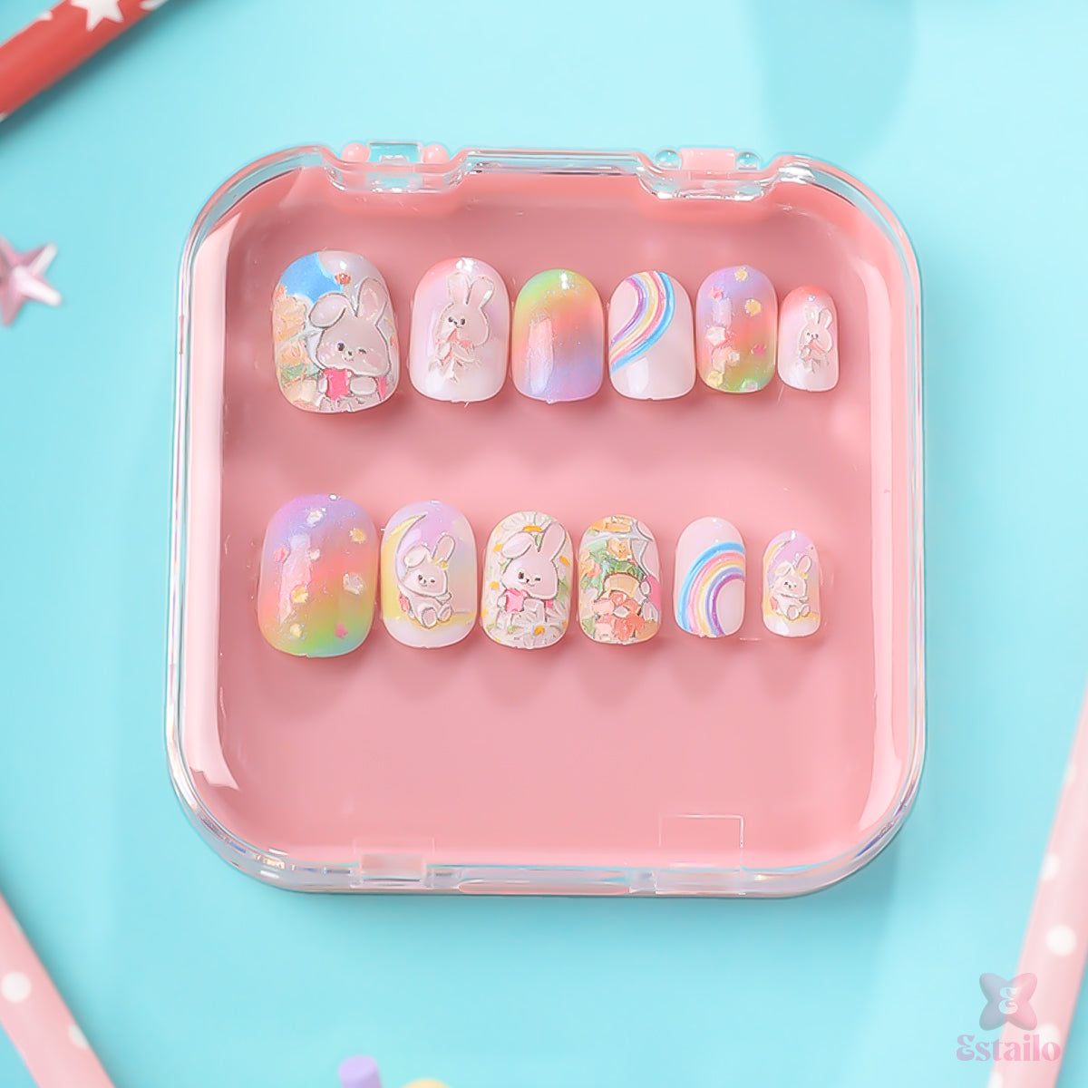 Fairy Bun Nail Extension for Kids