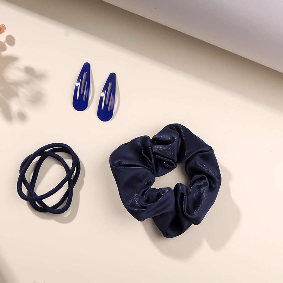 Blue Elegance Hair Accessories Set