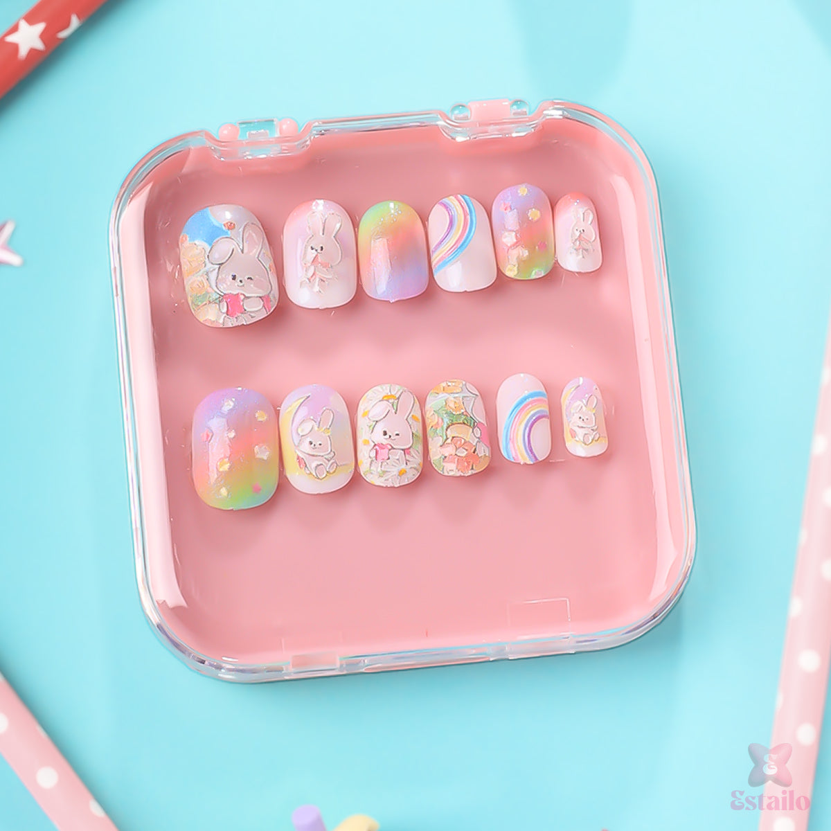 Fairy Bun Nail Extension for Kids