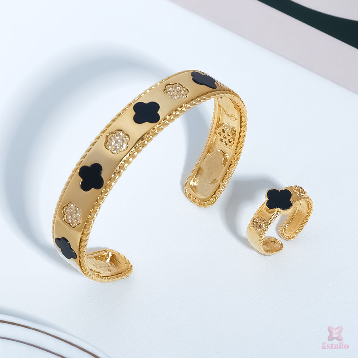 Timeless Alhambra Bracelet and Ring