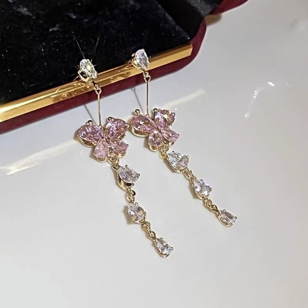 Fairytale Flutter Crystal Earrings