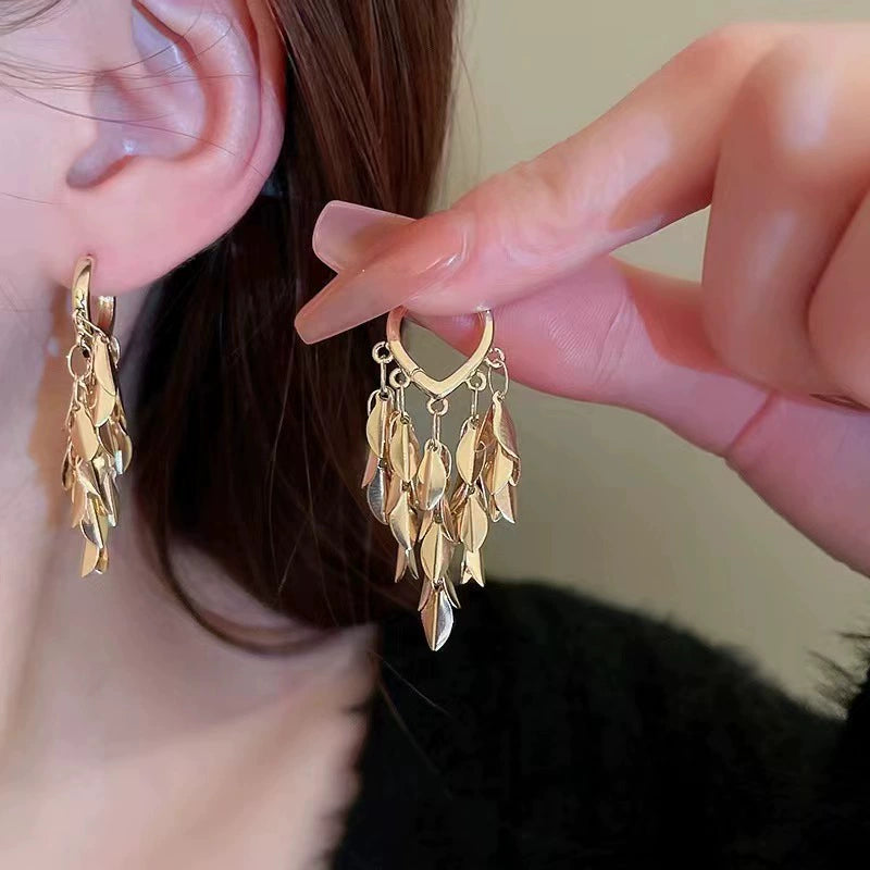 Laurel Cascade Hoops Earring