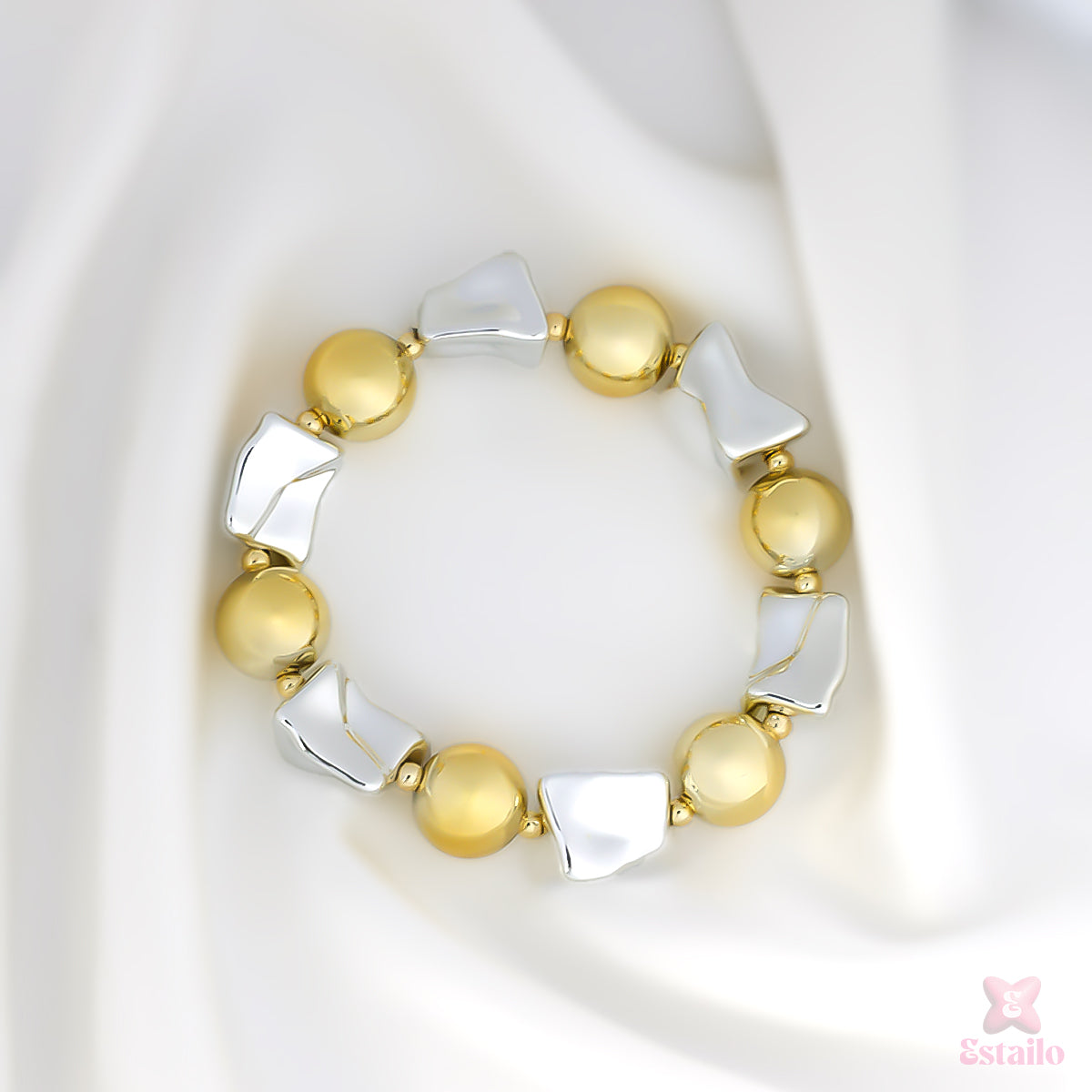 Lemon Swirl Chunky Bracelet