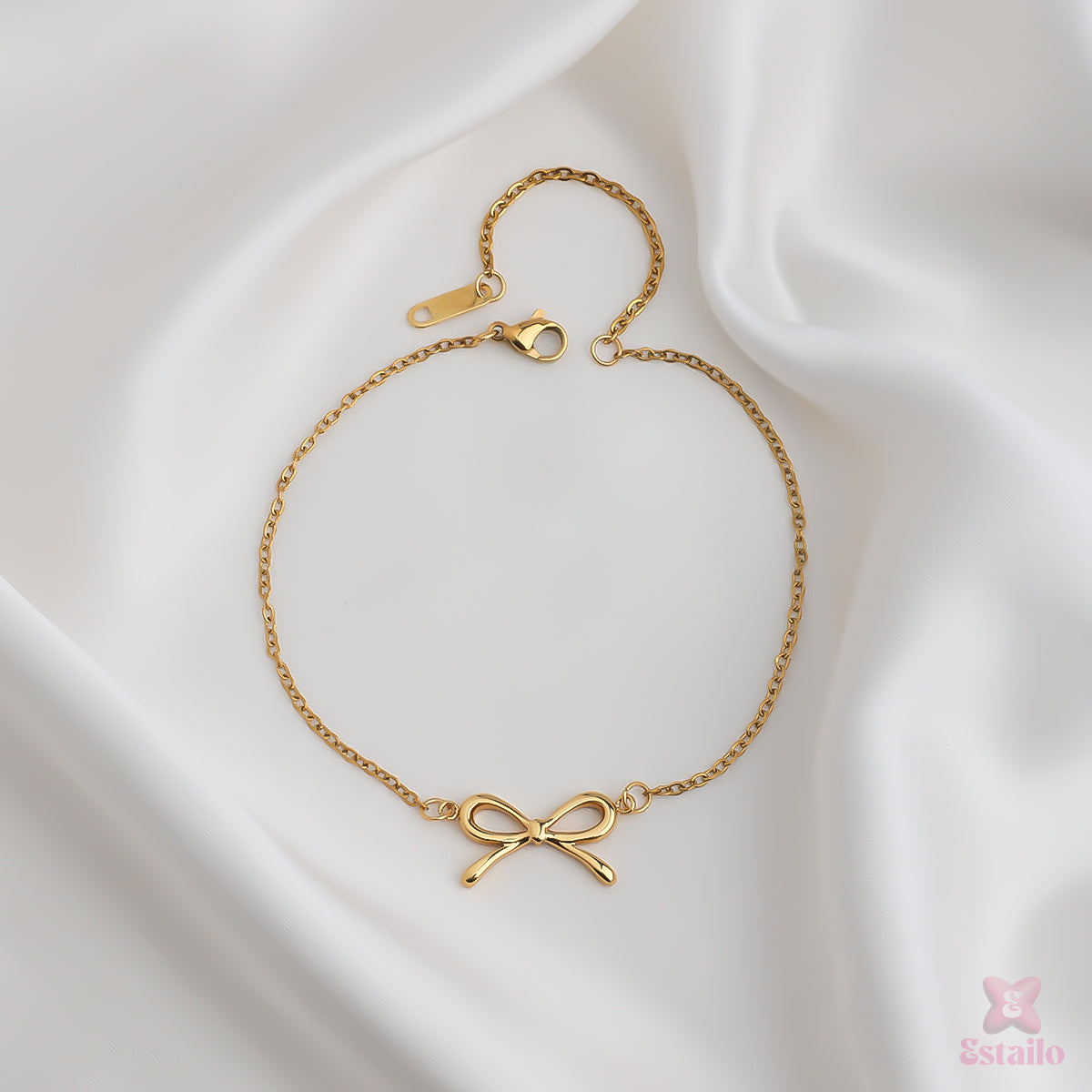 Dazzle Knot Chain Bracelet