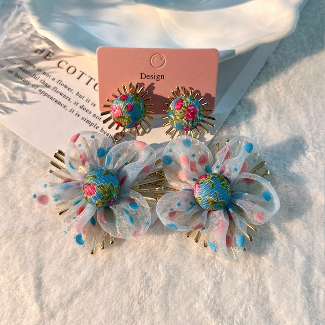 Dotted Daisy Earrings