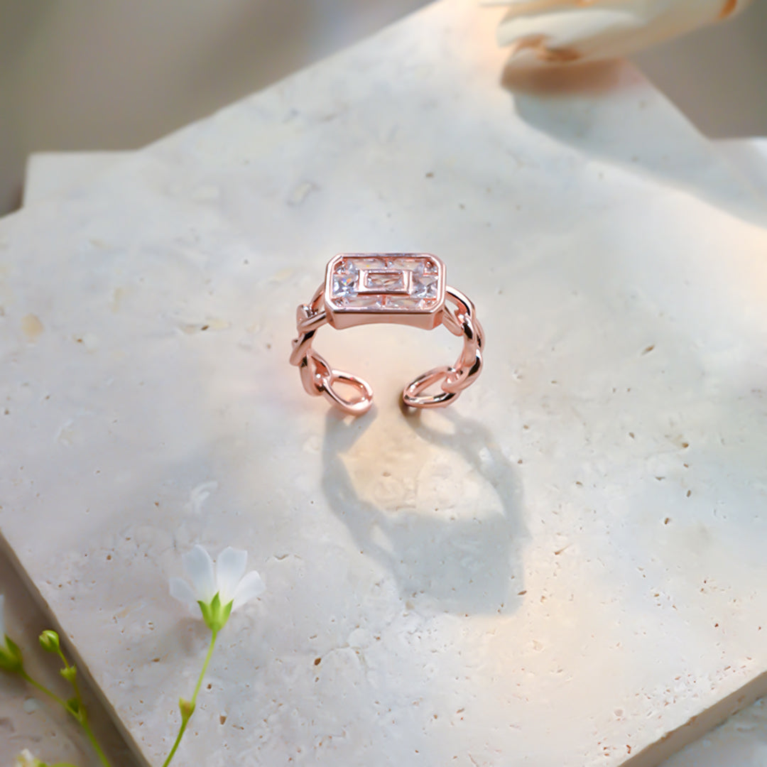 Peachy Gleam Ring