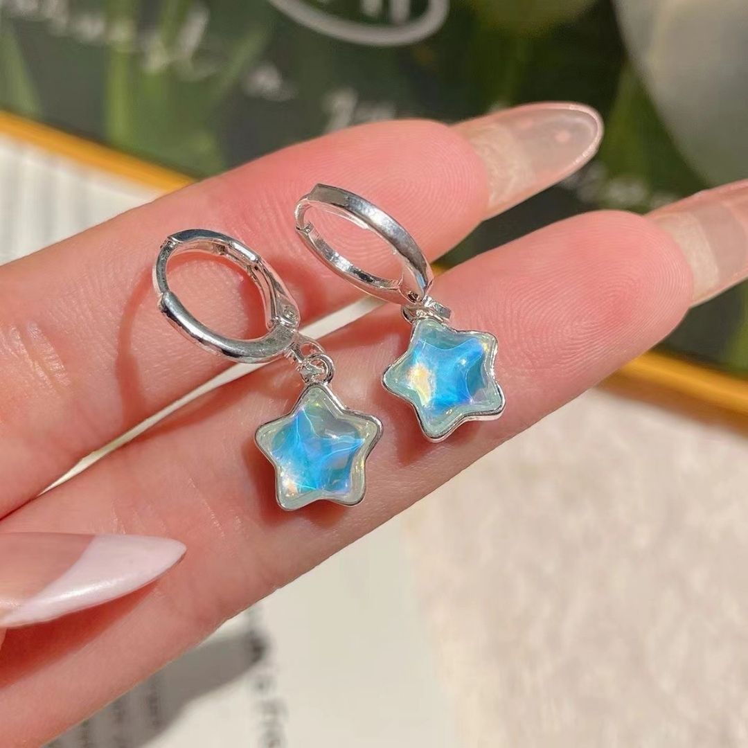 Blue Nova Drops Earrings